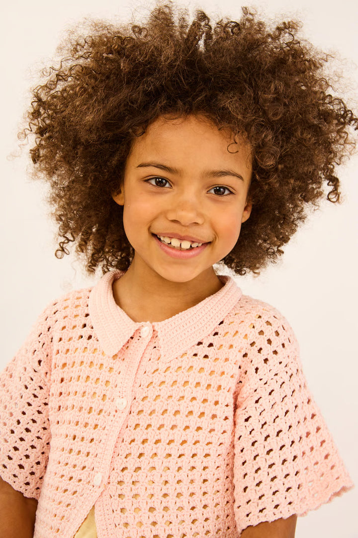 Cardigan ajouré au crochet Cassandra