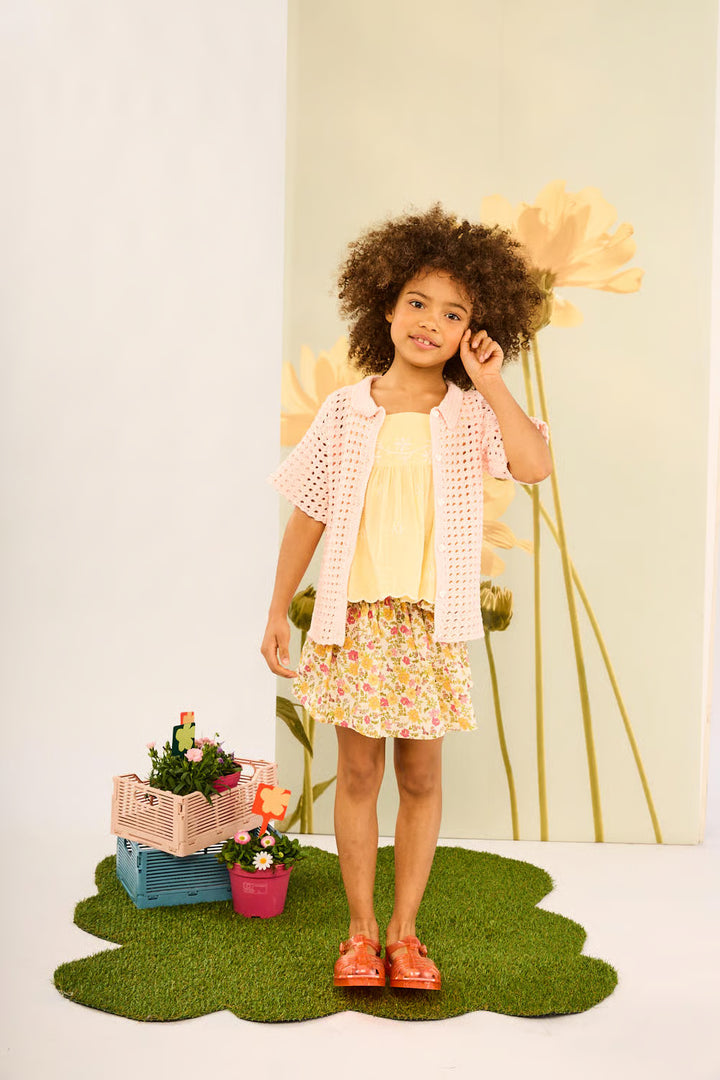 Cardigan ajouré au crochet Cassandra