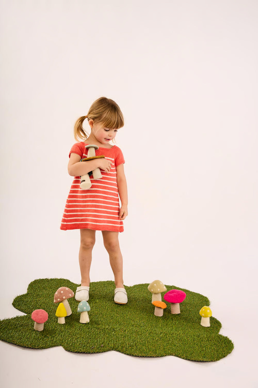 Robe à rayures Célia à encolure dégagée