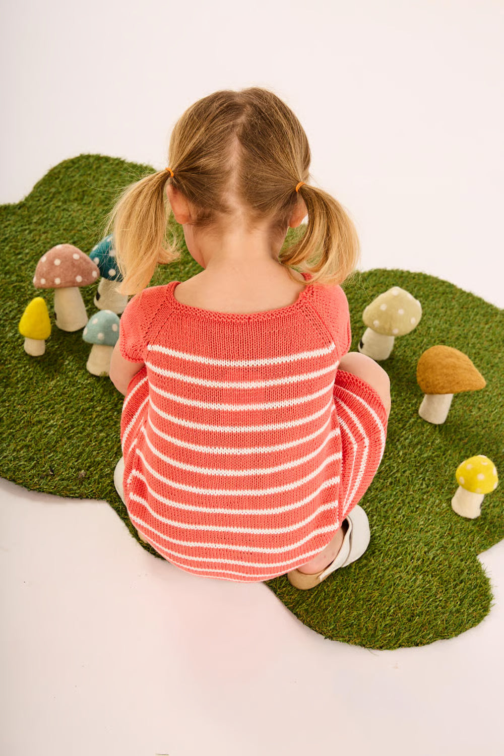 Robe à rayures Célia à encolure dégagée