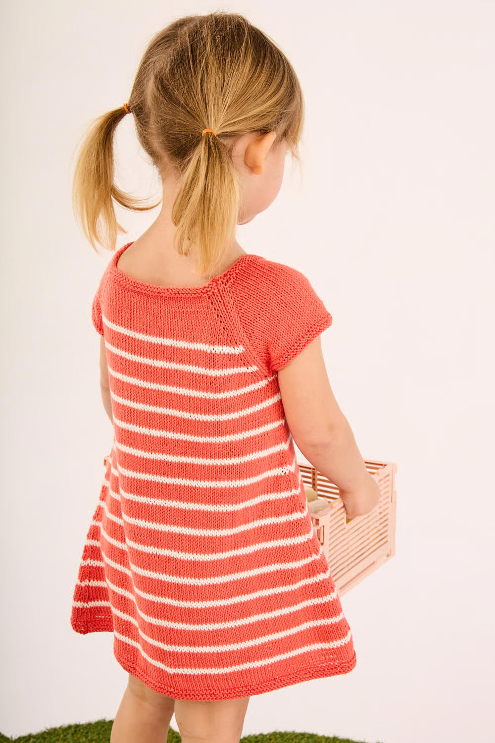 Robe à rayures Célia à encolure dégagée