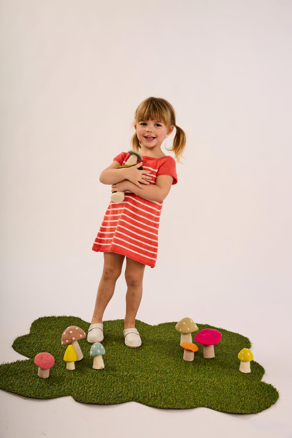 Robe à rayures Célia à encolure dégagée