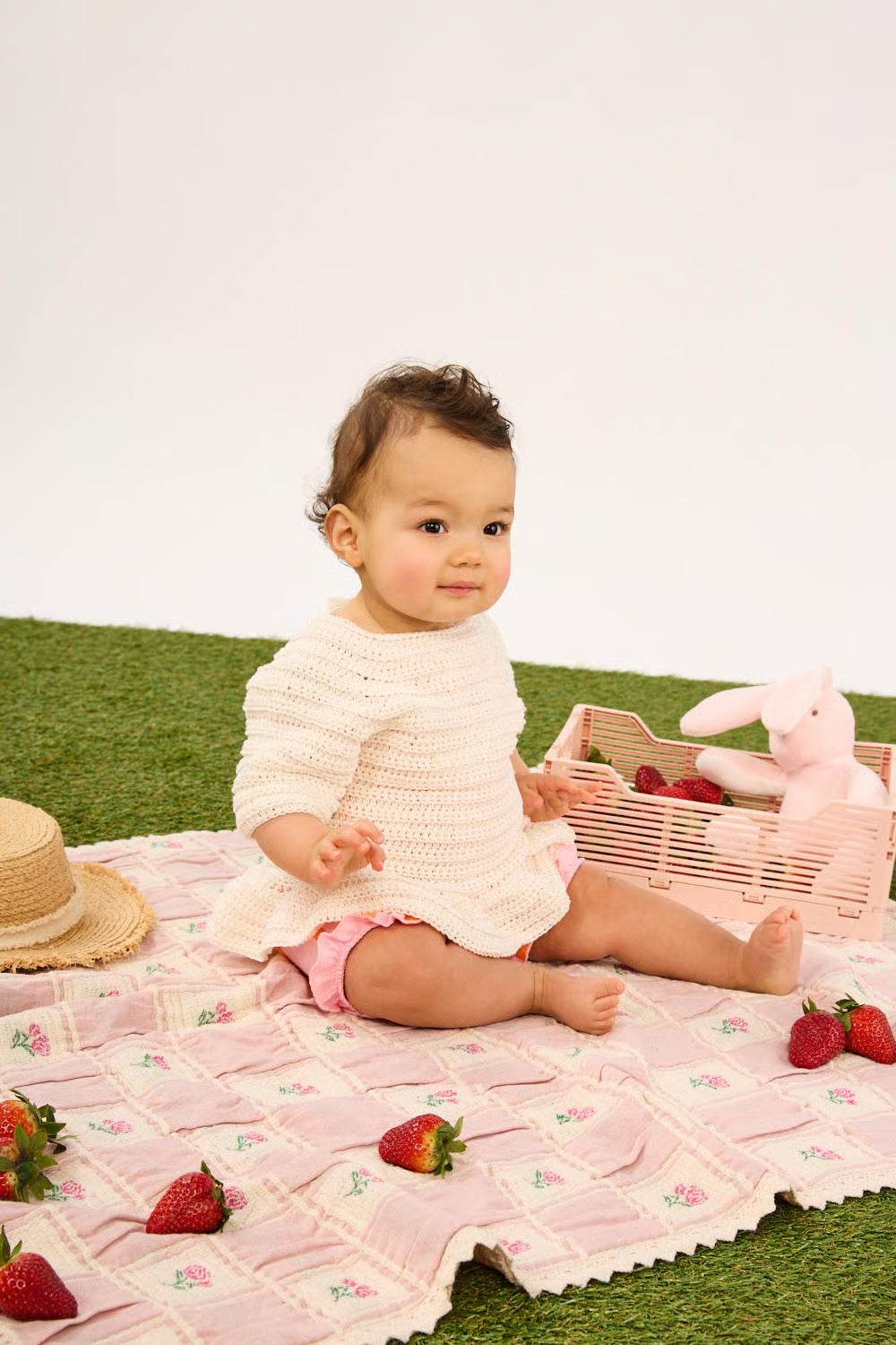Bralette à volants au crochet Céline