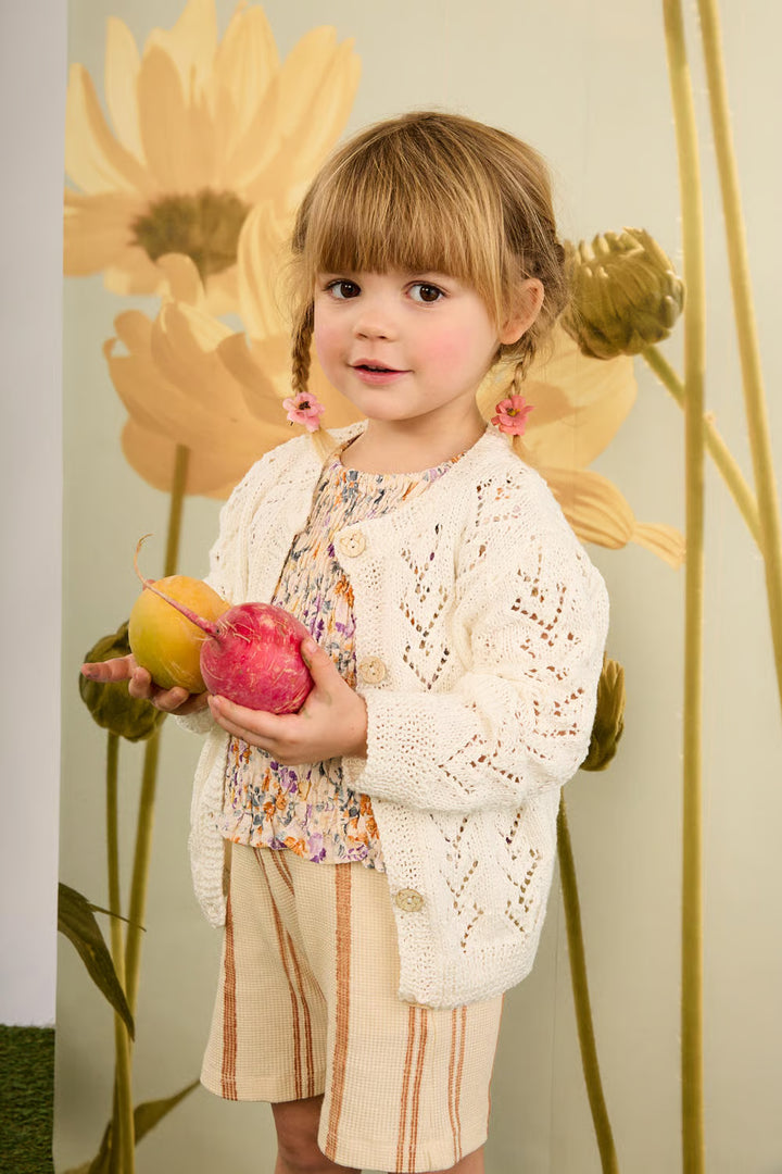 Gilet en cœur ajouré Claire