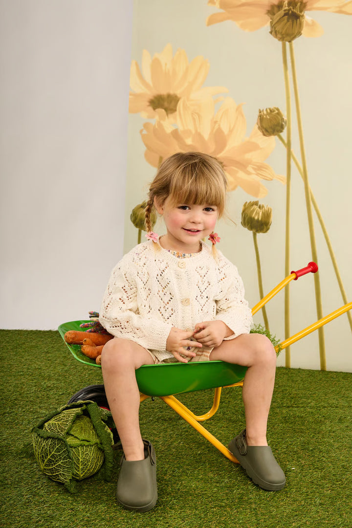 Gilet en cœur ajouré Claire