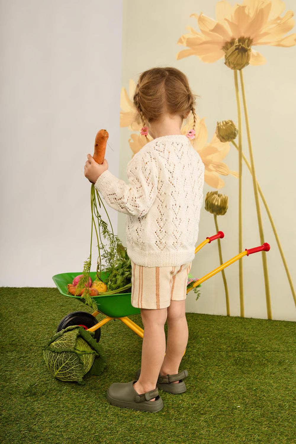 Gilet en cœur ajouré Claire