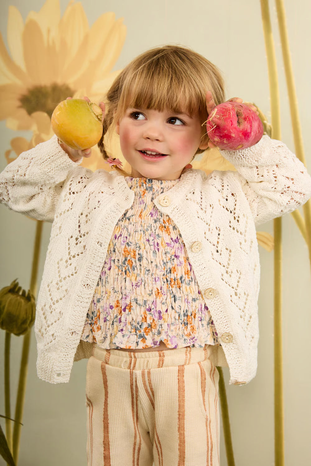 Gilet en cœur ajouré Claire