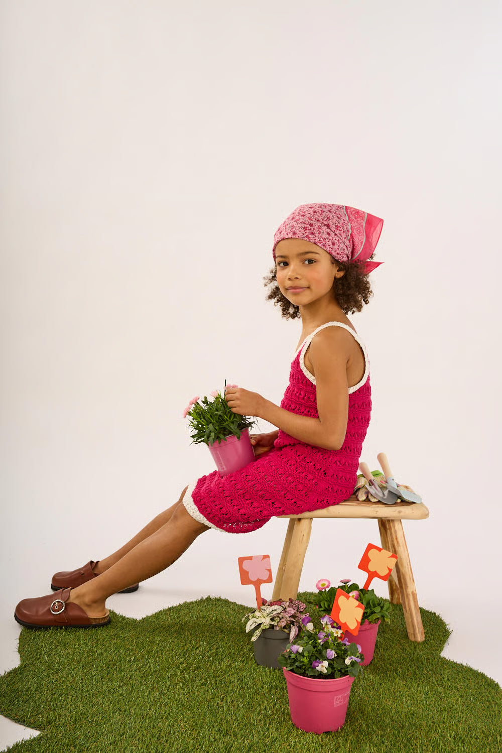 Robe ajourée Clémence