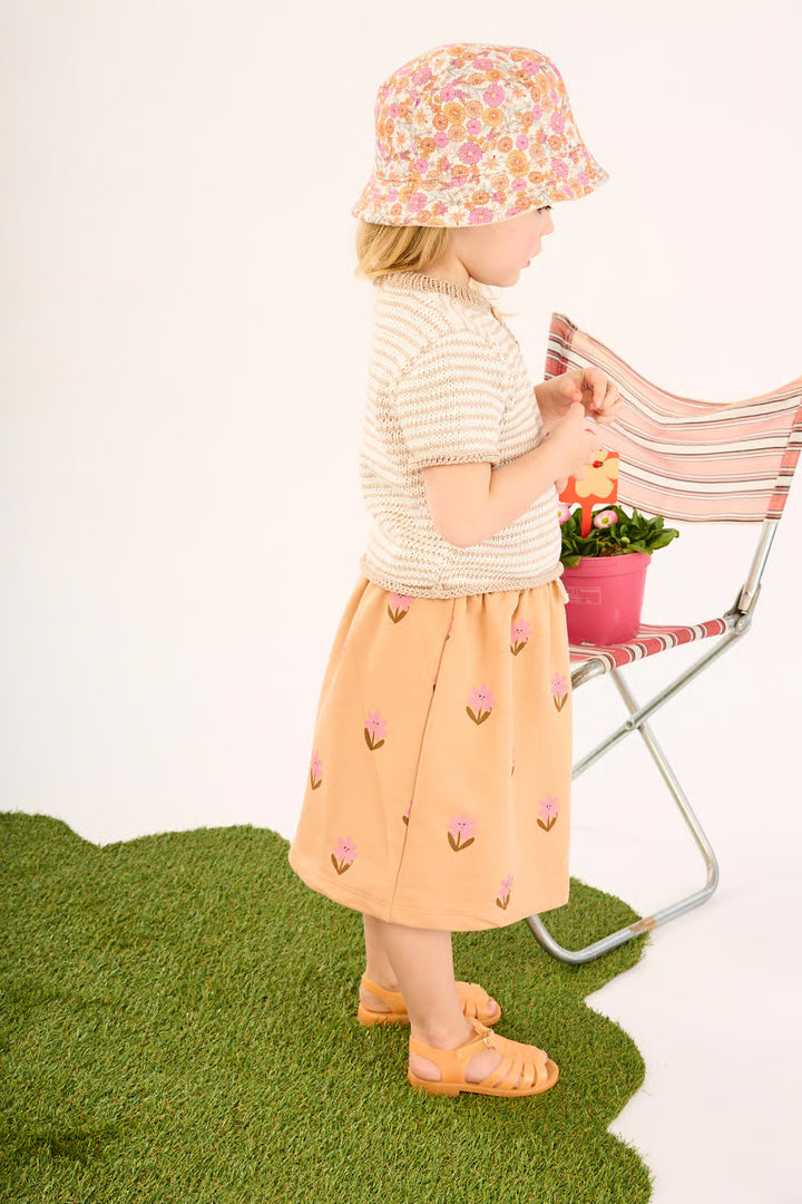 Pull rayé à manches courtes Cyril