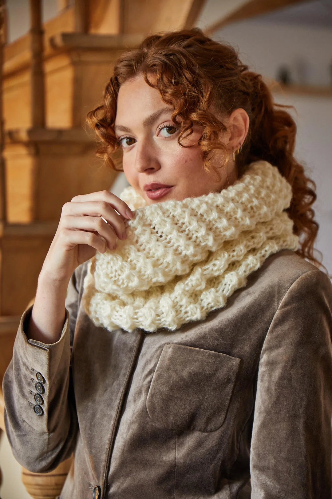 Bergère de France Canada - Erine fancy knit snood