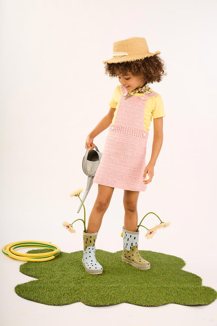 Robe a bretelles au crochet Estelle