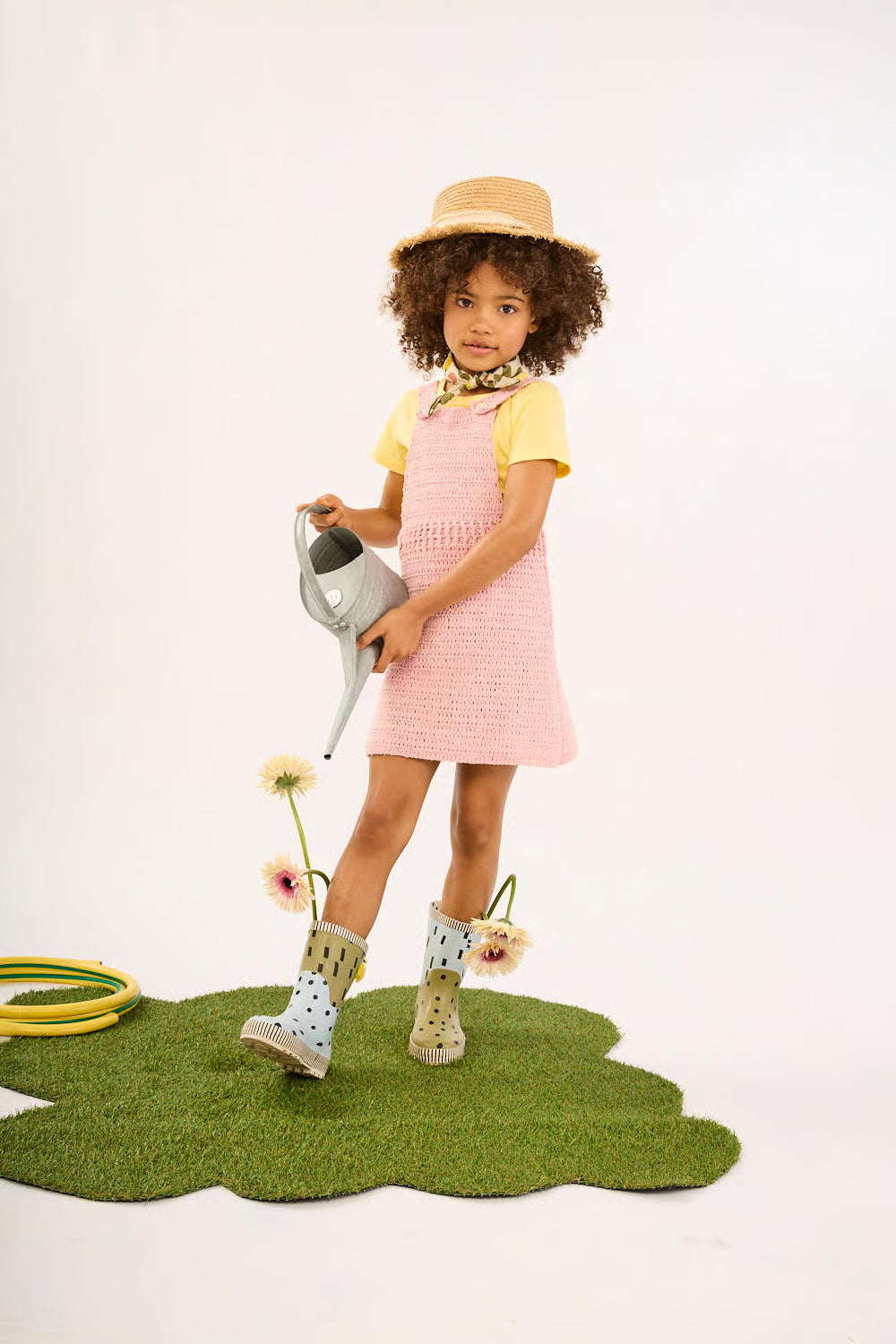 Robe a bretelles au crochet Estelle