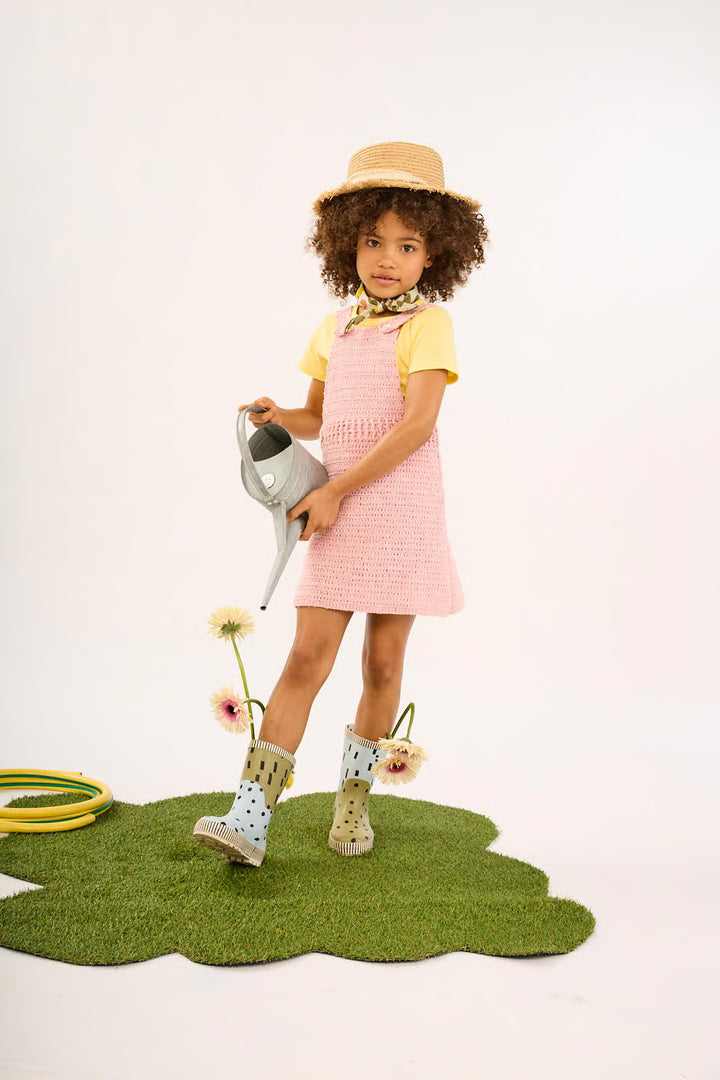 Robe a bretelles au crochet Estelle