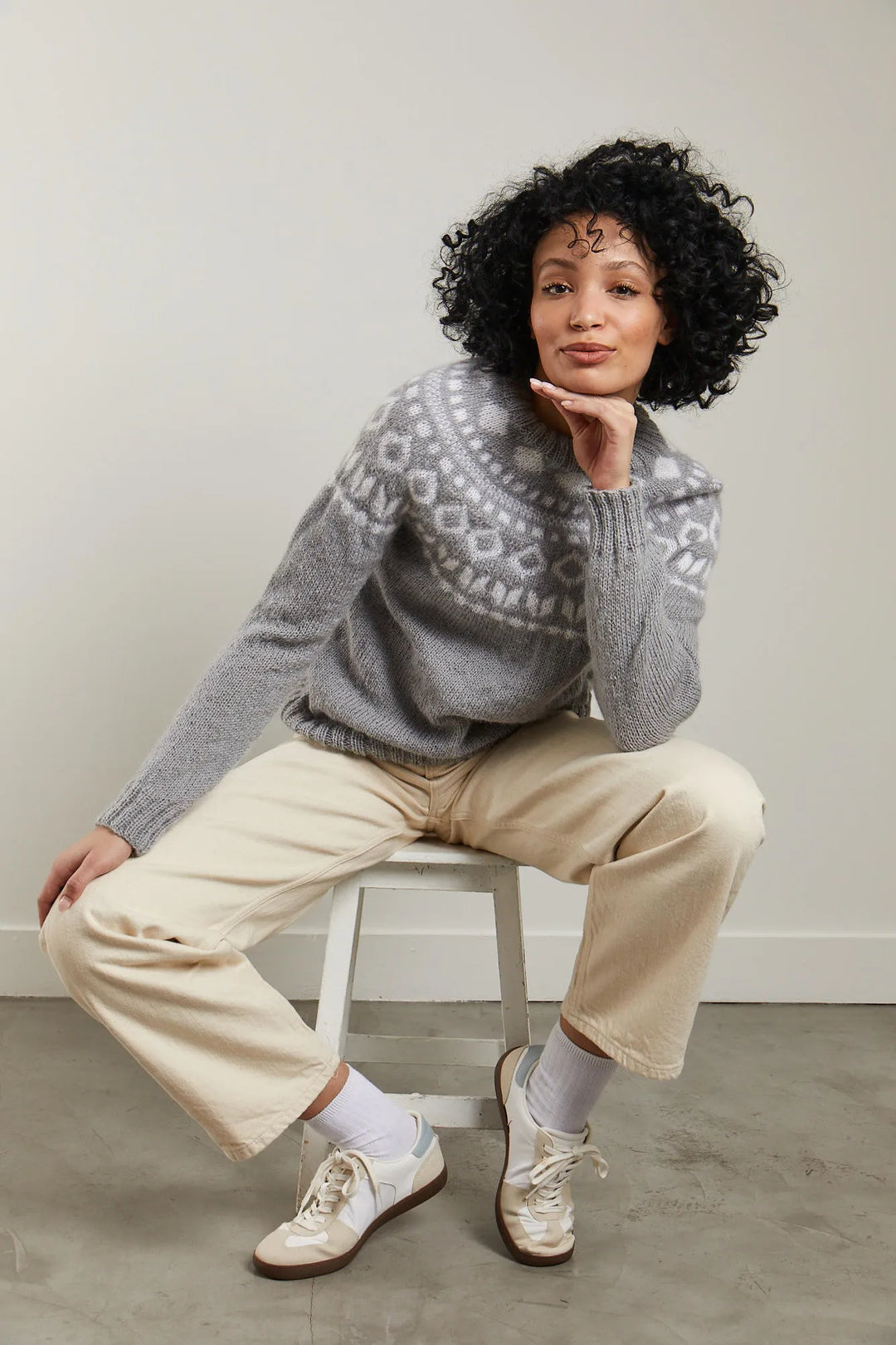 Bergère de France Canada - Fanny jacquard yoke sweater