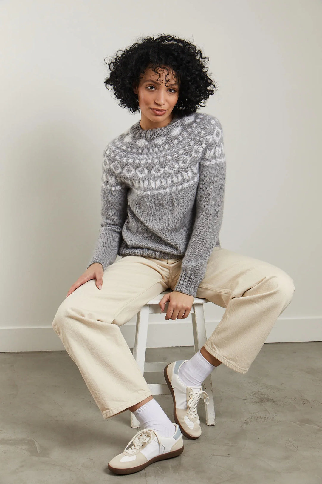 Bergère de France Canada - Fanny jacquard yoke sweater