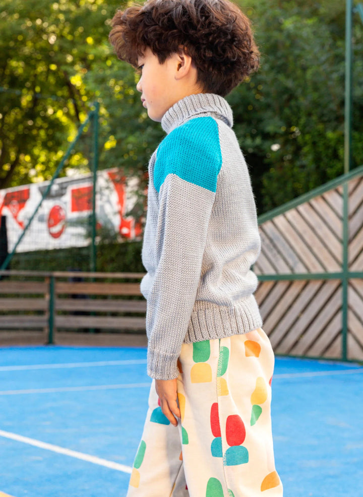 Bergère de France Canada - Idris two - tone raglan turtleneck sweater