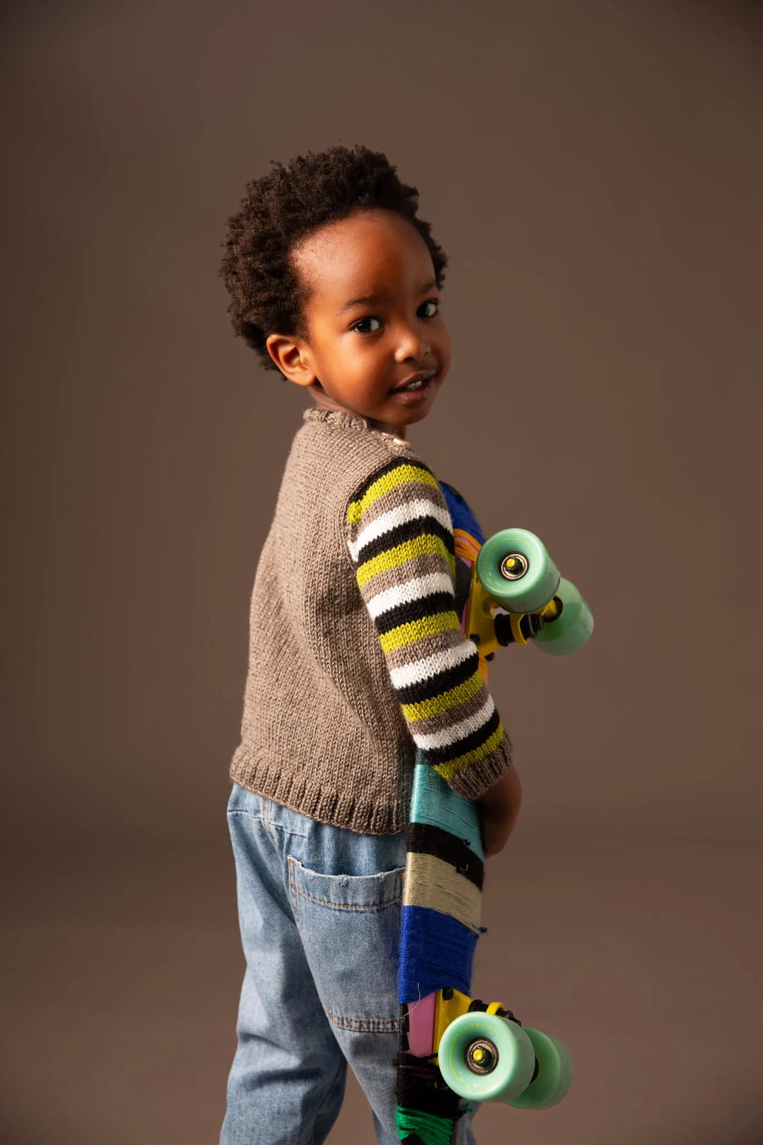 Bergère de France Canada - Ilyas striped sleeve sweater