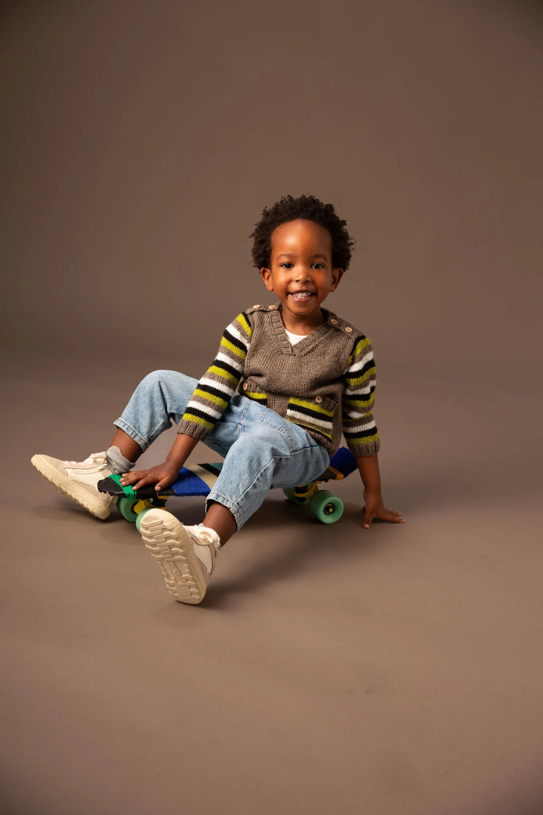 Bergère de France Canada - Ilyas striped sleeve sweater