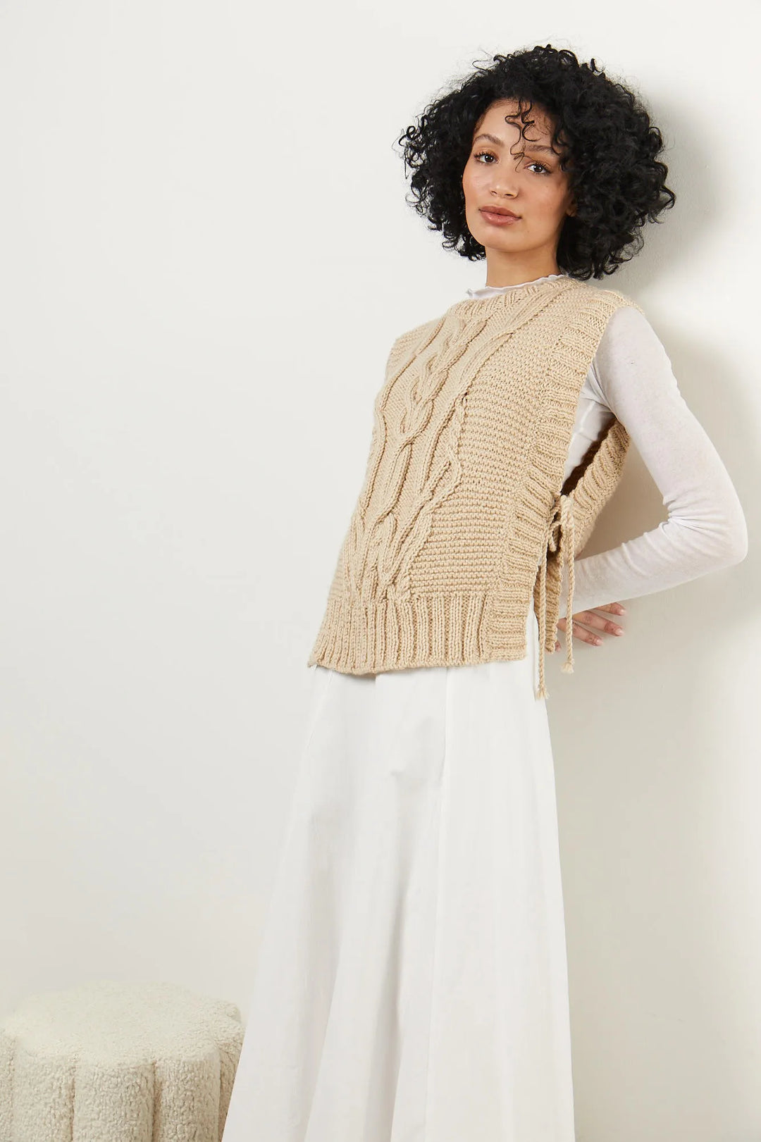 Bergère de France Canada - Imany ribbed cable - knit tank top