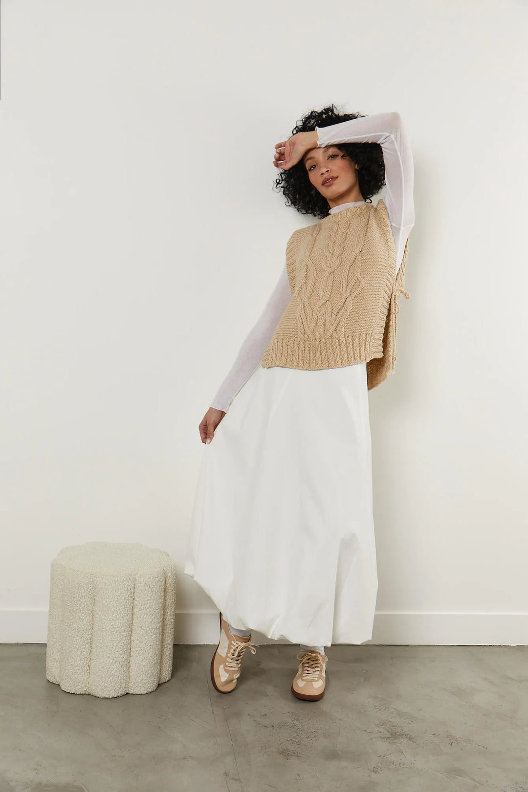 Bergère de France Canada - Imany ribbed cable - knit tank top