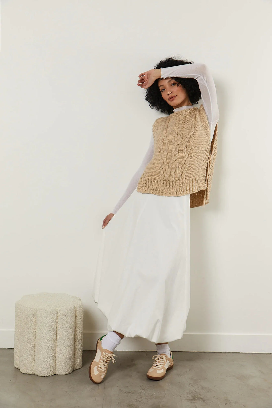 Bergère de France Canada - Imany ribbed cable - knit tank top