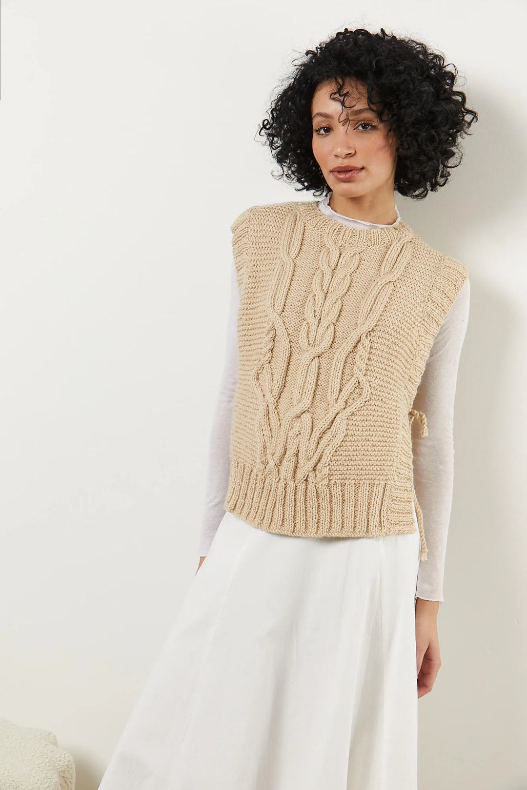 Bergère de France Canada - Imany ribbed cable - knit tank top