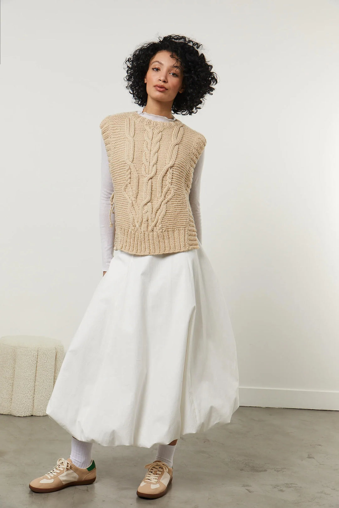 Bergère de France Canada - Imany ribbed cable - knit tank top