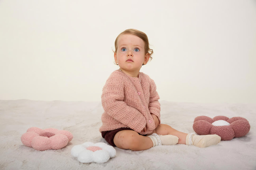 Cardigan top-down point fantaisie Iris