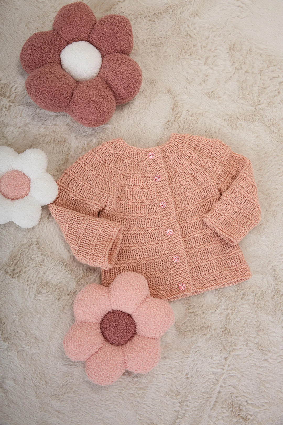 Bergère de France Canada - Iris fancy stitch top - down cardigan