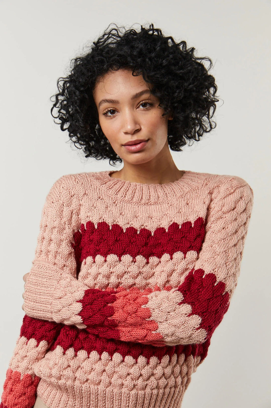 Bergère de France Canada - Iris fancy tricolor sweater