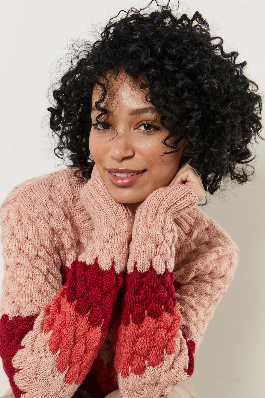 Bergère de France Canada - Iris fancy tricolor sweater