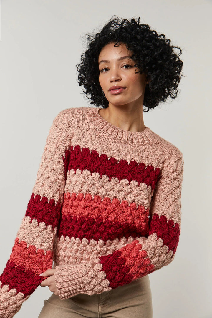 Bergère de France Canada - Iris fancy tricolor sweater