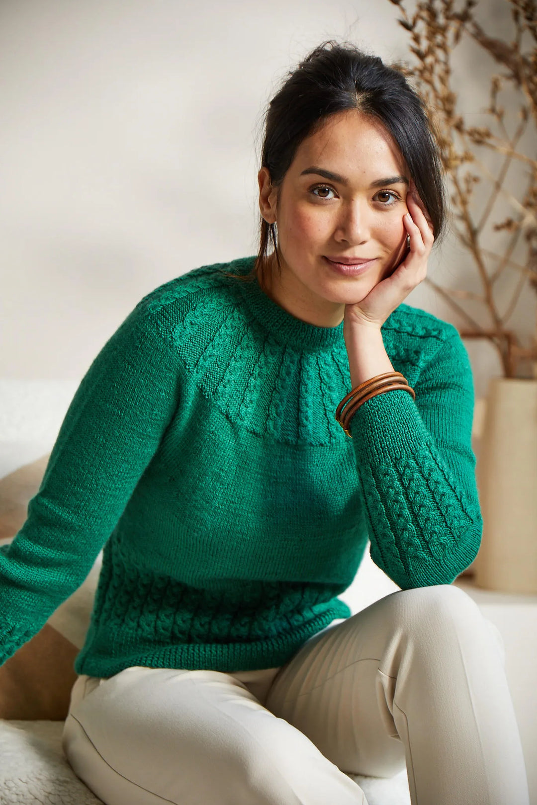 Bergère de France Canada - Isabelle cable knit sweater