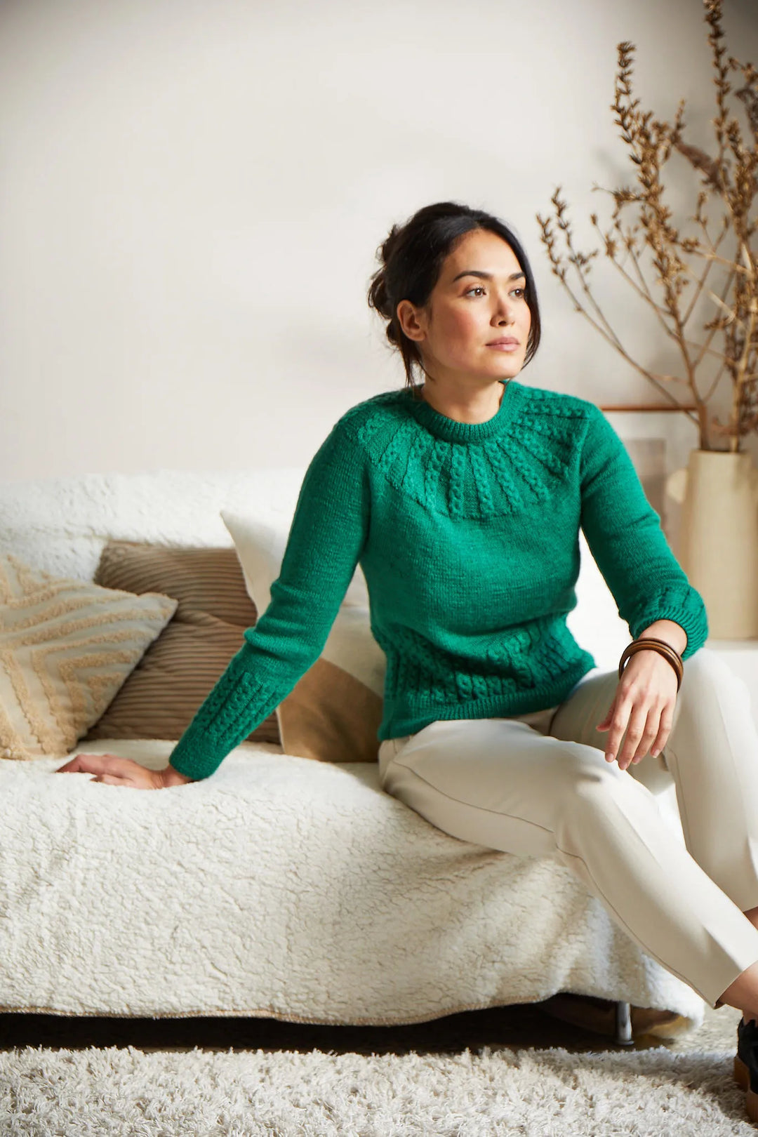 Bergère de France Canada - Isabelle cable knit sweater