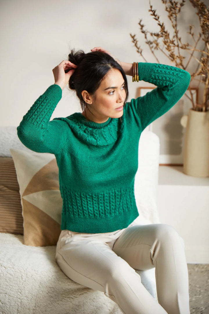 Bergère de France Canada - Isabelle cable knit sweater