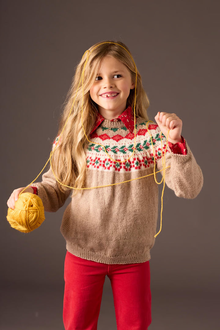 Pull jacquard circulaire Isa