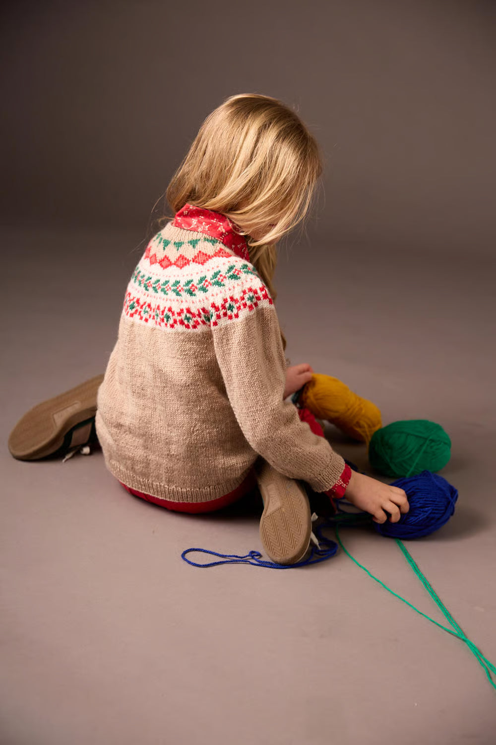 Pull jacquard circulaire Isa