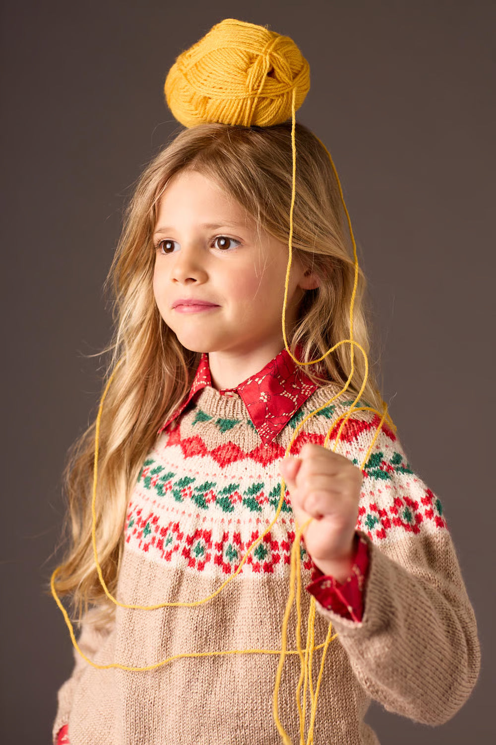 Pull jacquard circulaire Isa