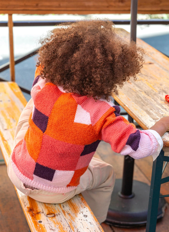 Bergère de France Canada - Isaline multi - colored garter stitch scarf