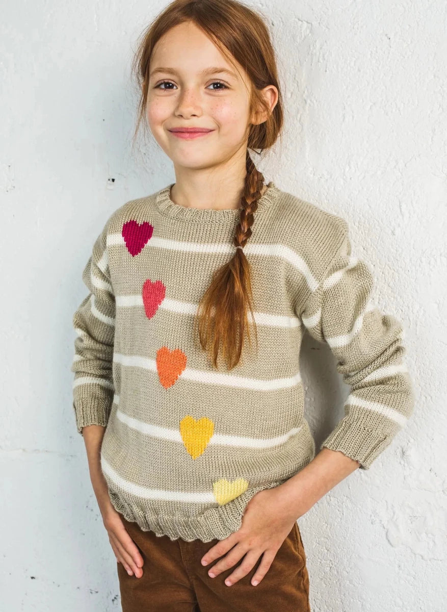 Bergère de France Canada - Jacquard heart sweater