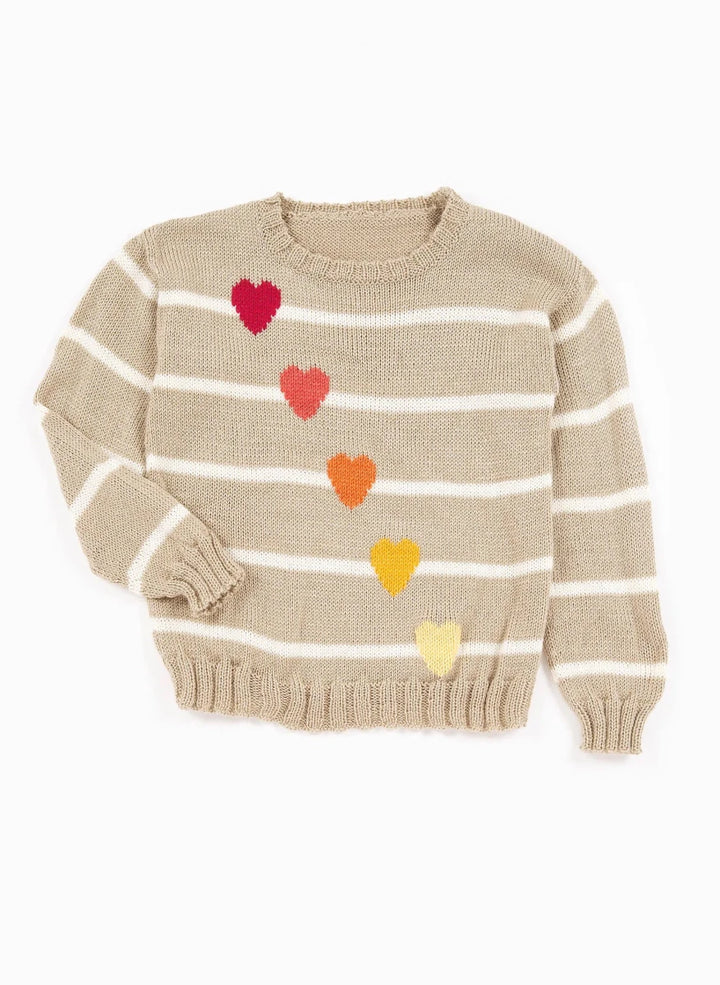 Bergère de France Canada - Jacquard heart sweater