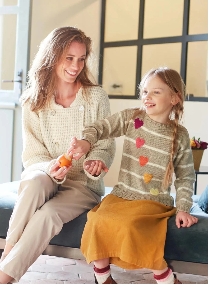 Bergère de France Canada - Jacquard heart sweater
