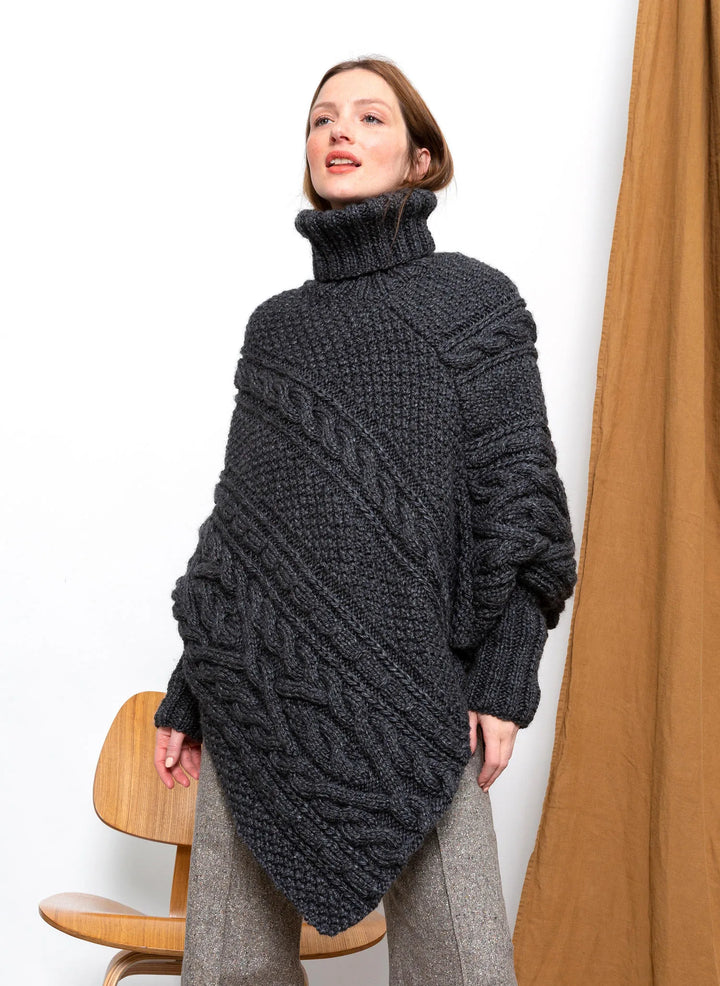 Bergère de France Canada - Cable poncho Aline