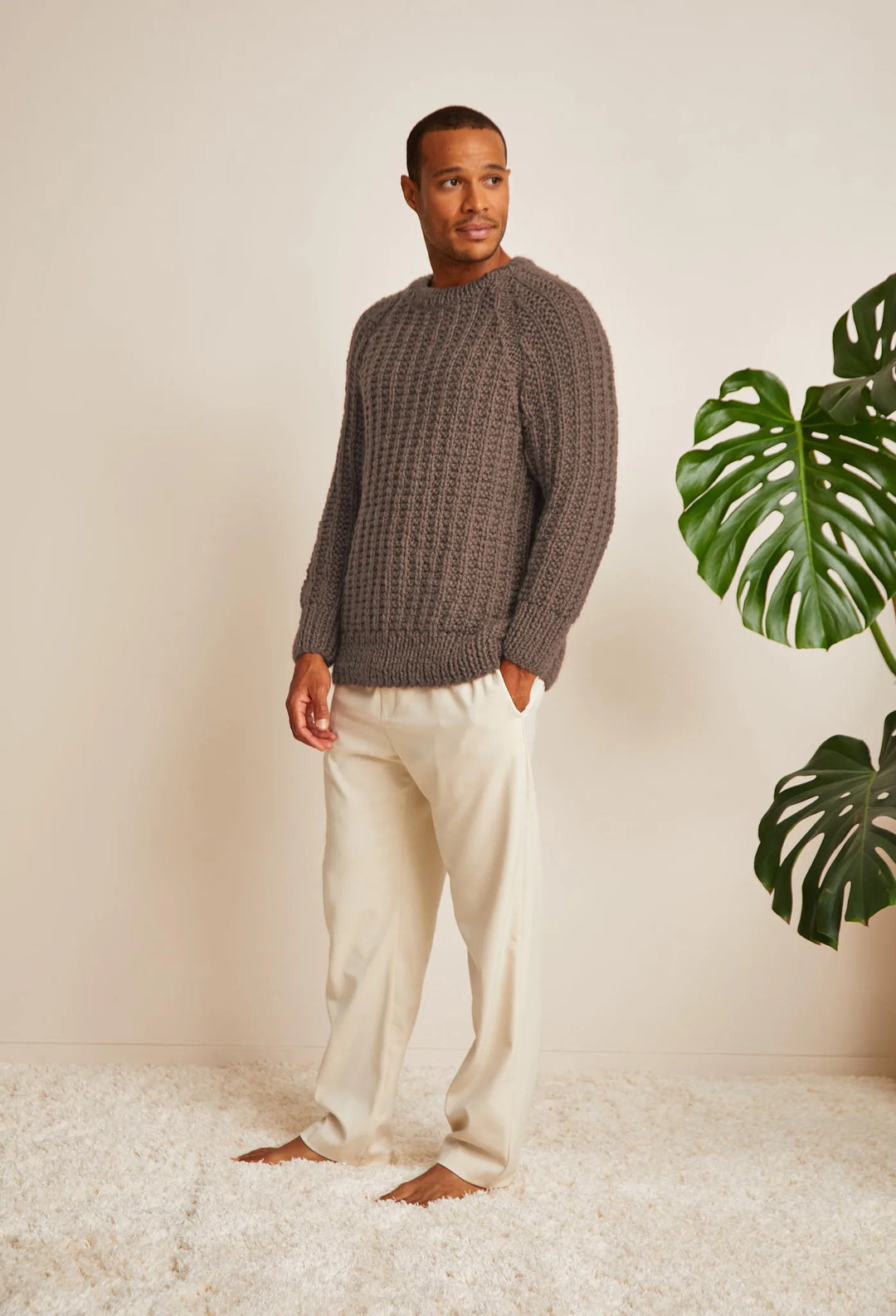 Bergère de France Canada - Alan fancy ribbed raglan sweater