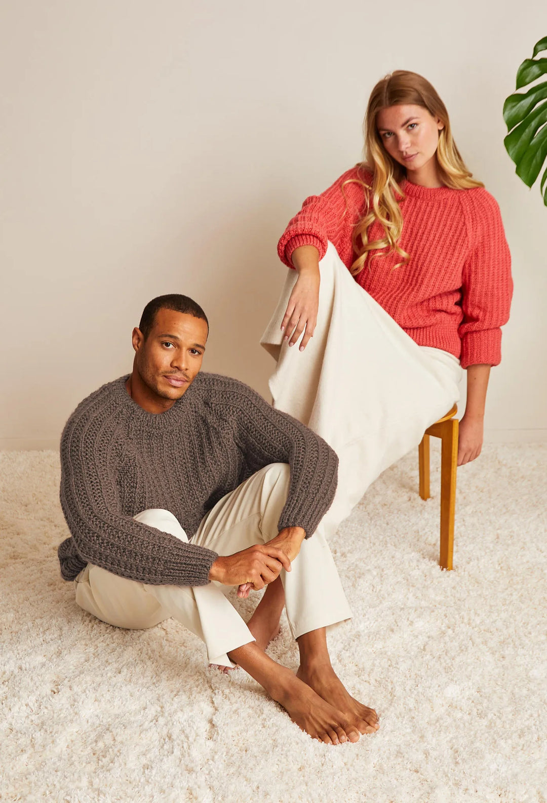 Bergère de France Canada - Alan fancy ribbed raglan sweater