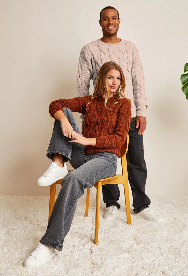 Bergère de France Canada - Laurence cable knit sweater