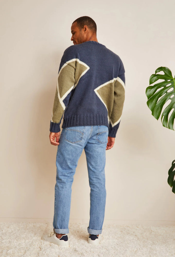 Bergère de France Canada - Stephane geometric jacquard sweater