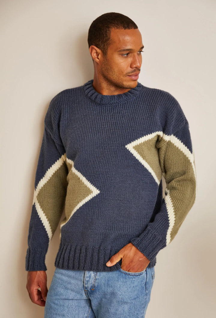 Bergère de France Canada - Stephane geometric jacquard sweater