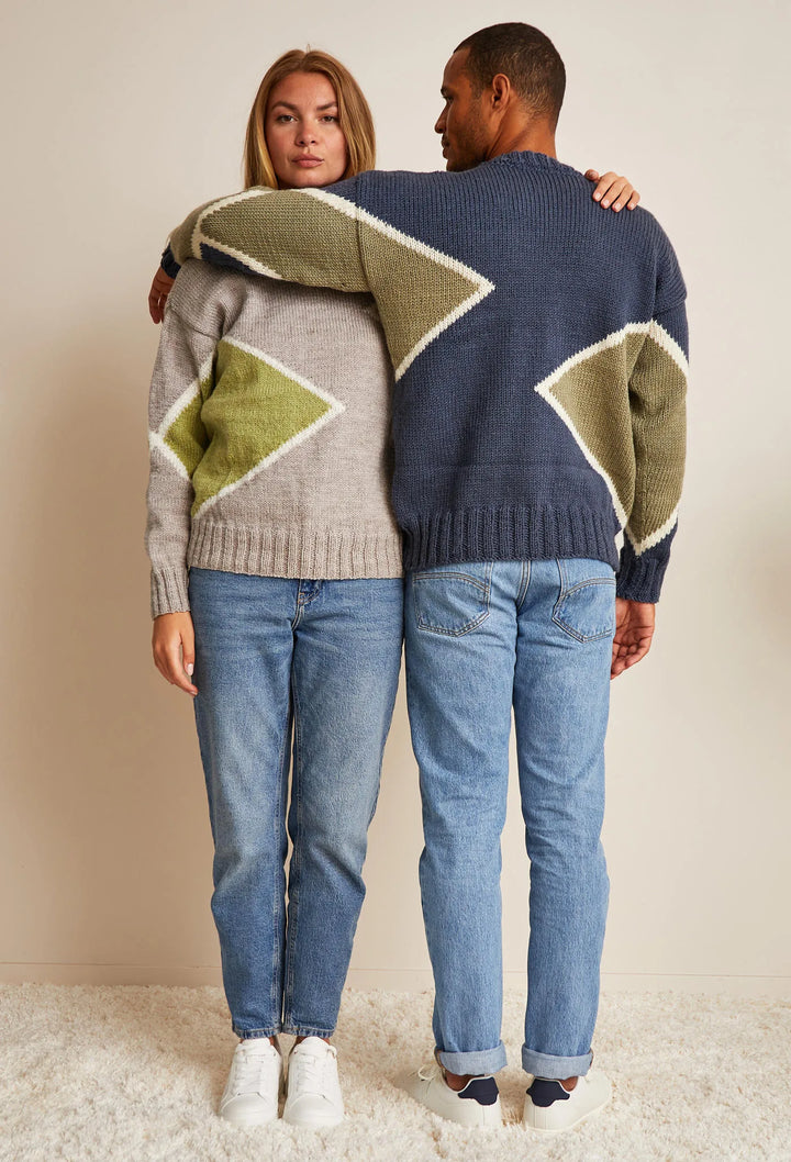 Bergère de France Canada - Stephane geometric jacquard sweater
