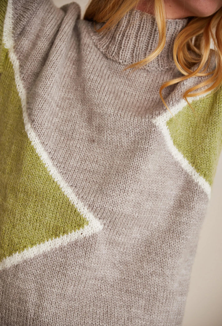 Bergère de France Canada - Beatrice geometric jacquard sweater